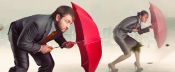 Gegenwind: Wirtschaft bläst scharfer Wind ins Gesicht