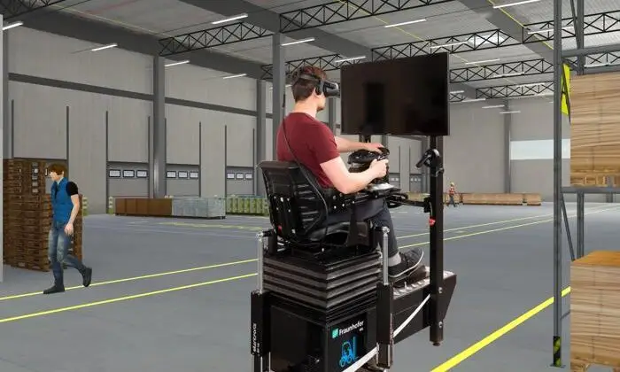 Virtual Reality (Grafik: Fraunhofer IML / RS MEDIA WORLD Archiv)