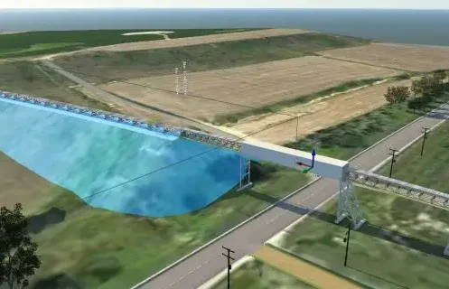 3D-Modell eines Überlandförderers ((Foto: Beumer / RS MEDIA WORLD Archiv)