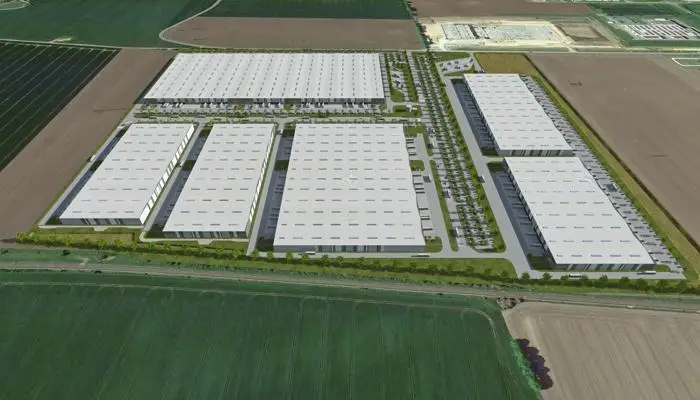 CATL – Chinas größter Automobilbauer mietet sich mit 90.000 m² in Magdeburg ein. (Grafik: VGP / RS MEDIA WORLD Archiv)