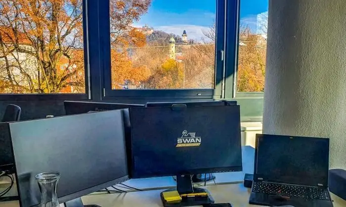 SSWAN – Deutsches Projekthaus für SAP-Logistik zeigt in Stuttgart sein aktuellstes Leistungsportfolio, inklusive seines 3D-Logistics Cockpit. (Foto: SWAN / RS MEDIA WORLD Archiv)