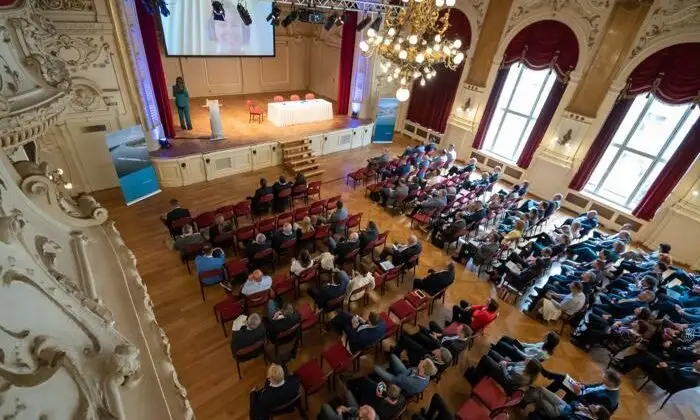 viadonau – Rund 150 Personen nahmen an den Danube Business-Talks im Palais der Linzer Kaufmannschaft teil. (Foto: Florian Pollak / RS MEDIA WORLD Archiv)
