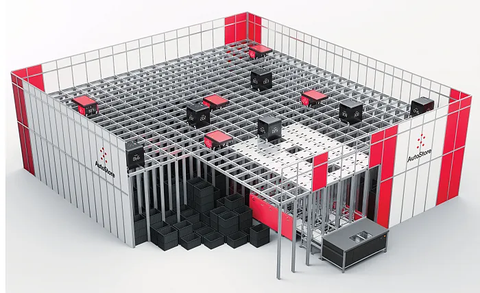 Cube Storage – Kaum eine Erfindung hat die Intralogistik und Lagerhaltung derart revolutioniert wie die Lösung von AutoStore. (Foto: AutoStore / RS MEDIA WORLD Archiv)