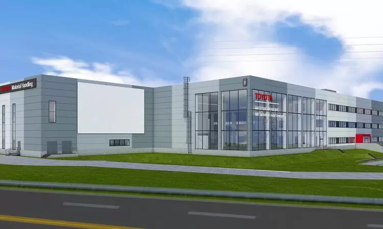 Toyota MH Austria – So wird das neue Headquarter im Süden von Wien von Vorne aussehen. (Grafik Toyota MH / HJS MEDIA WORLD archive)