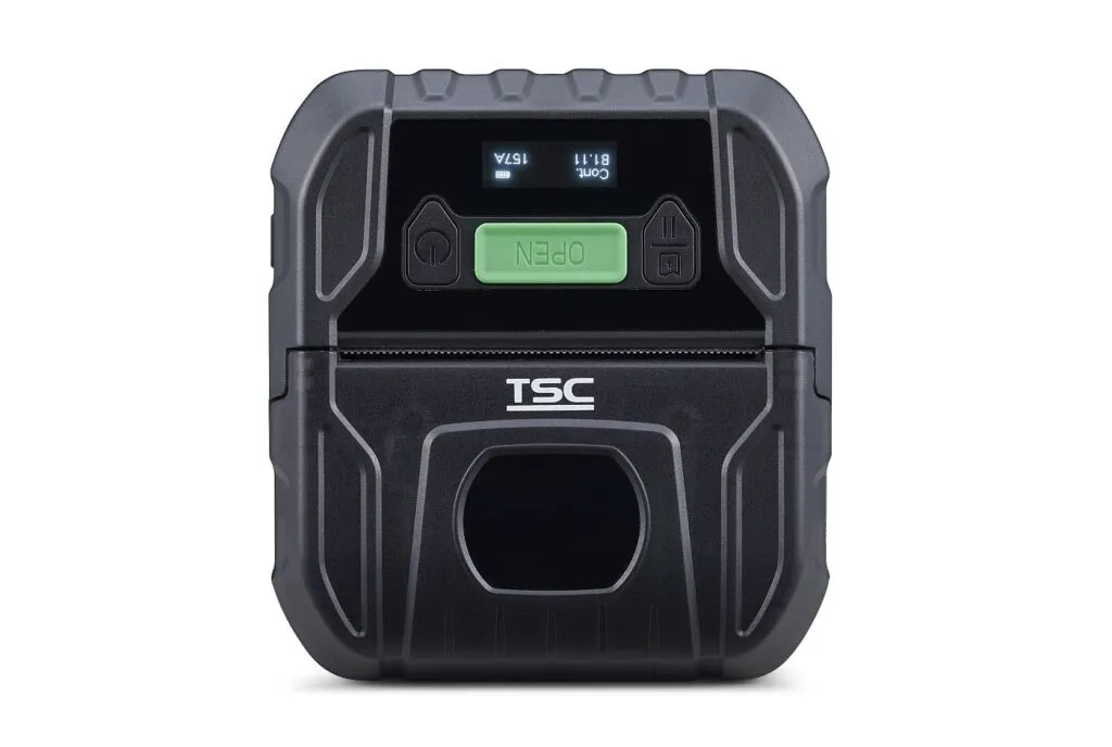 RE300 – Neuer mobiler Thermotransfer-Drucker ist speziell für die mobile Verarbeitung von Belegen und Etiketten ausgelegt. (Foto: TSC / HJS MEDIA WORELD archive)