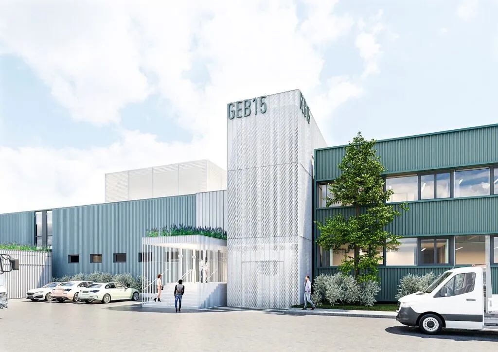 Siemens Mobility - Auf 2.500 Quadratmetern wird im neuen Testcenter künftig eine moderne Umgebung für Test-, Forschungs- und Entwicklungsarbeiten geboten. (Grafik: Studio Singer Medium / HJS MEDIA WORLD archive)