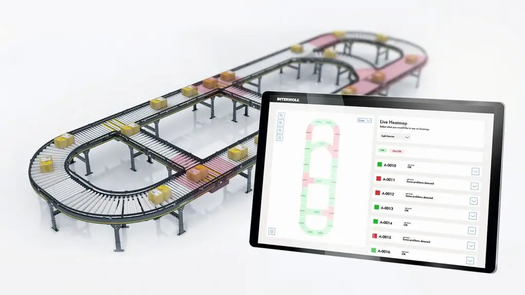 MCP Play – Die Software-Suite ist eine innovative Erweiterung der Modular Conveyor Platform (MCP) von Interroll. Diese Lösung zielt darauf ab, die Planung, Installation, Inbetriebnahme und den Betrieb von Fördersystemen zu vereinfachen und zu optimieren. (Foto: Interroll / HJS MEDIA WORLD archive)
